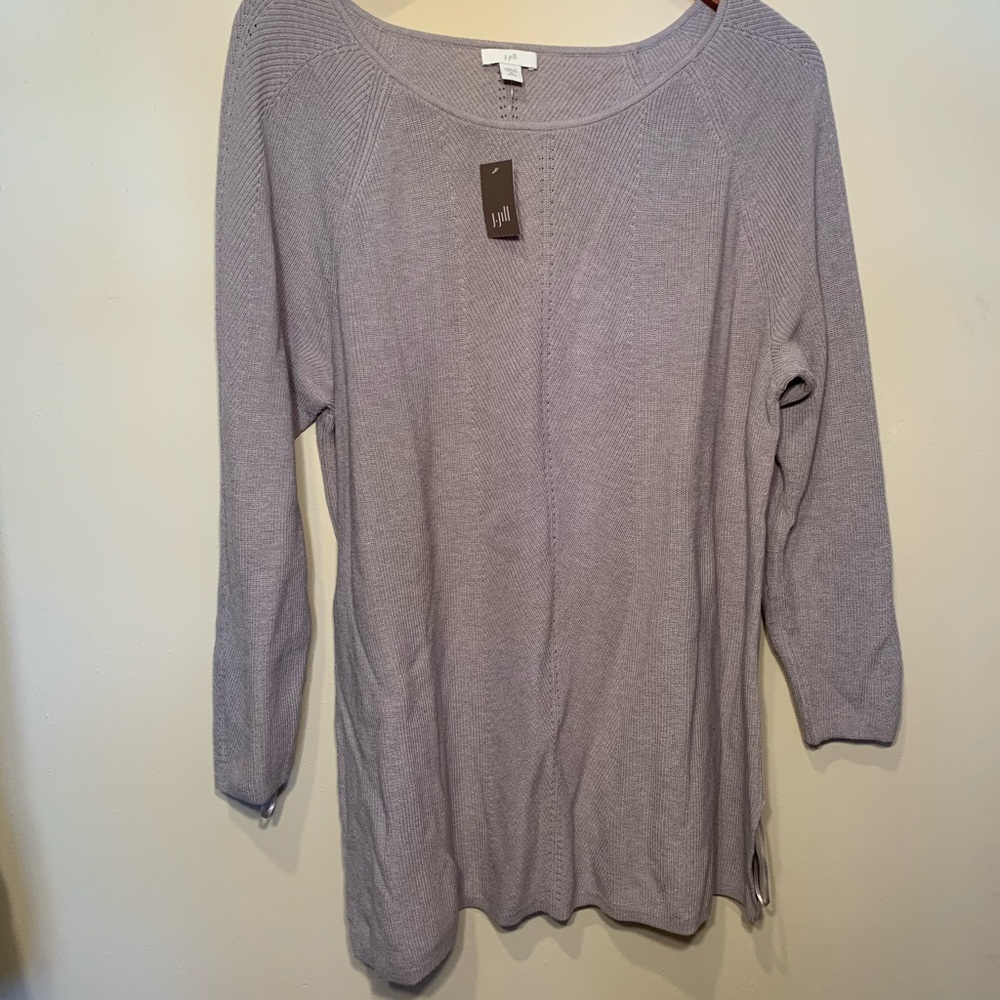 J.Jill NWT grey XLP sweater